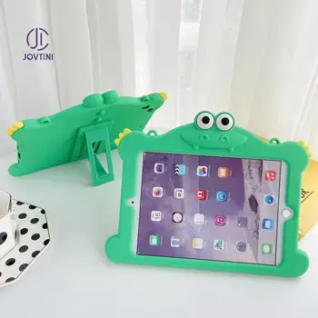 

Silicone Case Cover For iPad 9.7 2017 2018 10.2 Pro 9.7 Air Air2 Mini 1 2 3 4 5 Case Shockproof Tablet Cover For iPad Mini 2019