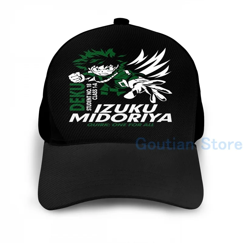 Модная баскетбольная Кепка Boku с изображением героев Академии Izuku Midoriya Deku для