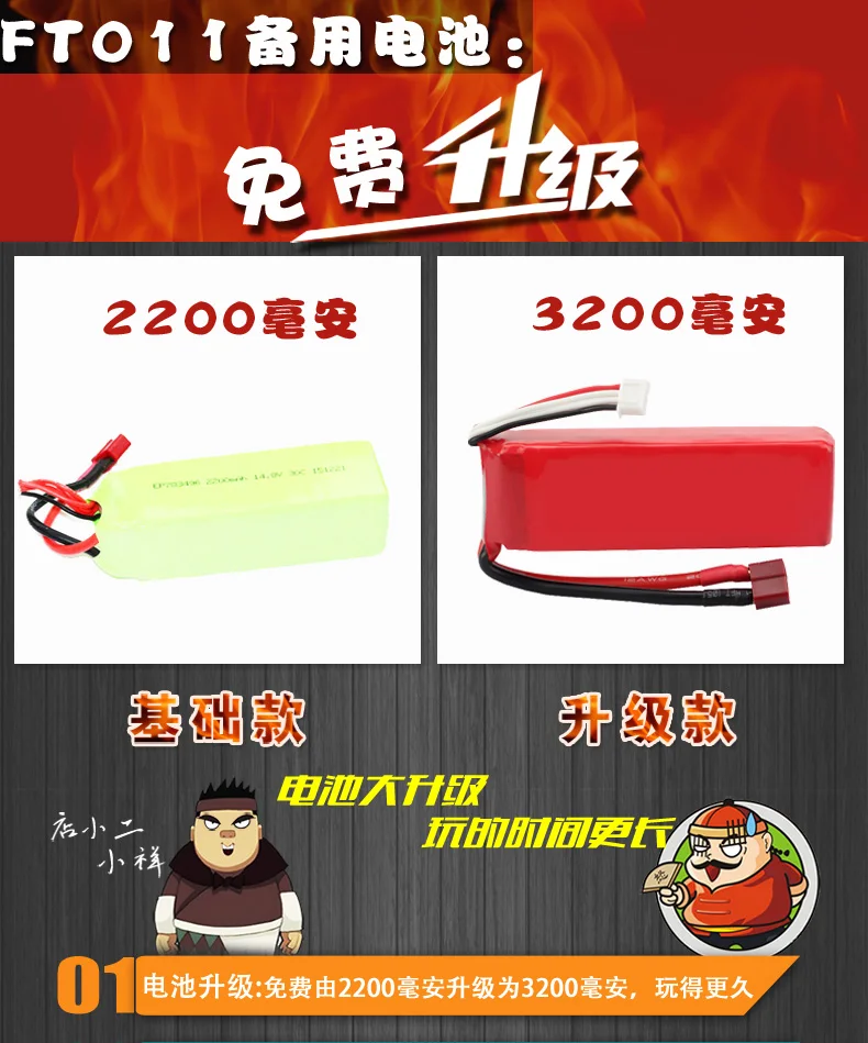 New Products Extra Large Electric High-Speed Wireless Competition Remote Control Speedboat Toy Boat Model Boy Charging