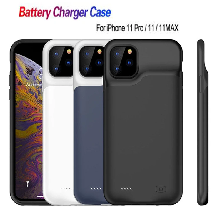 Battery Charger Case For iPhone 11 5S SE 6 6S 7 8 Plus X XR XS MAX Pro Soft Charging Phone Power Cover battery Case