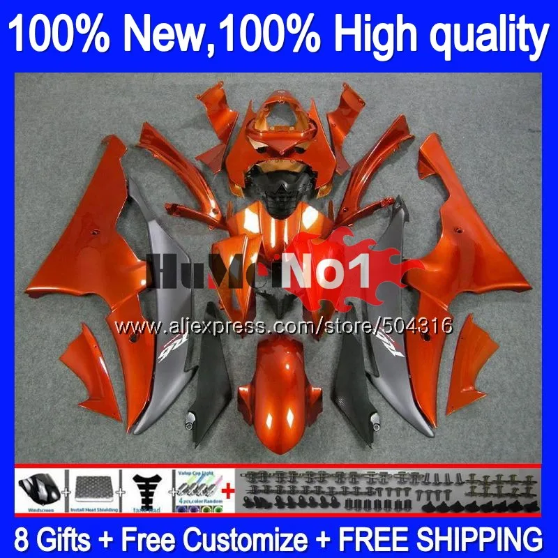YZF-R6 для YAMAHA YZF R6 YZF-600 YZF 600 R 6 светильник orange 43MC. 65 YZF600 YZFR6 2008 2013 08 13, 14, 15, 16 лет обтекатели