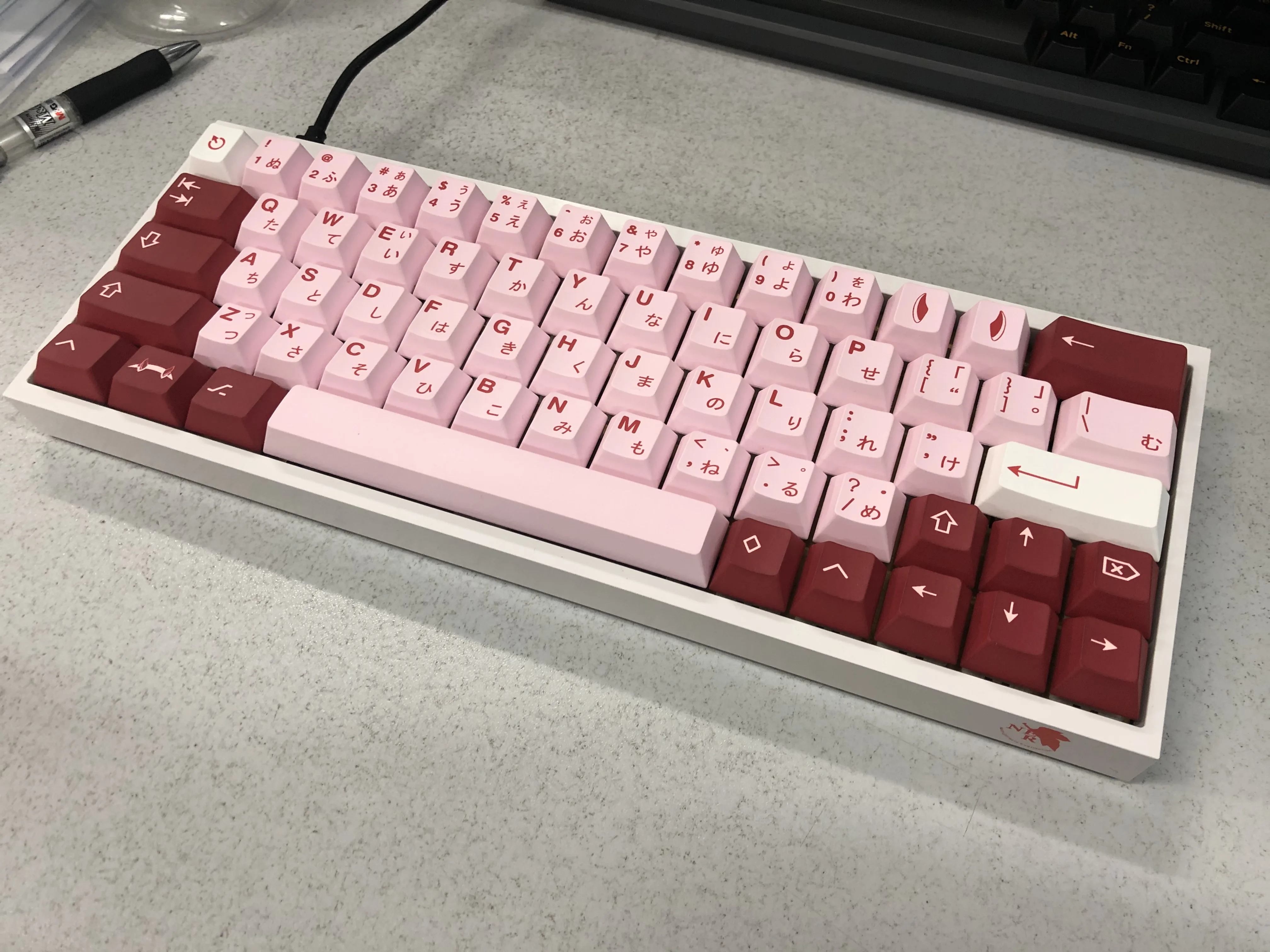 subbed chave tampões gmk darling keycap cereja