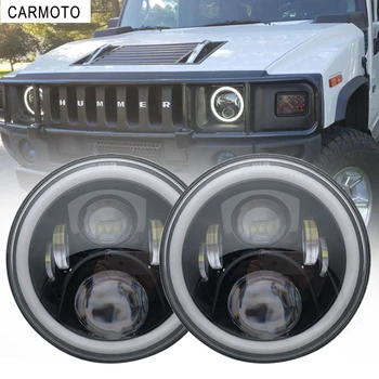 

For Lada 4x4 urban Niva 7inch LED Projector headlight 7" LED H4 headlamp Light 7" light Lamp For Mazda Miata MX5 Honda Toyota