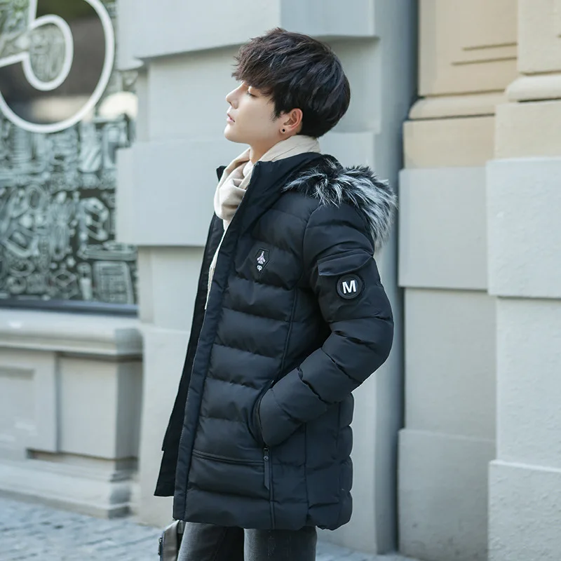 Уличные толстые теплые зимние мужские куртки с капюшоном с меховым воротником для отдыха, удобное хлопковое пальто для спорта и путешествий, ветрозащитная водонепроницаемая куртка