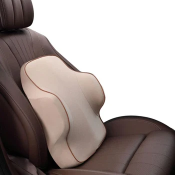 

1 PCS Memory Foam Lumbar Support Back Cushion Ergonomic Pillow Relieves Sciatica Pain Full Posture Corrector for Car