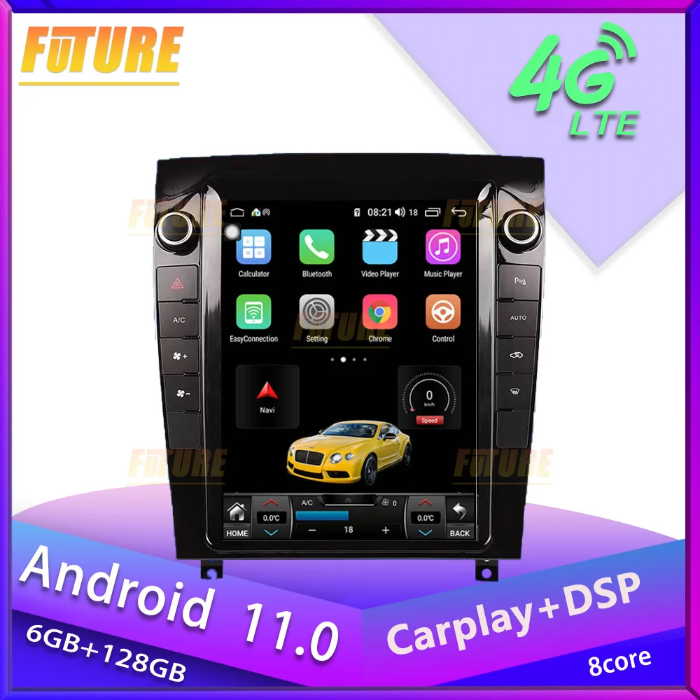 

128G 12.1" Android 11 For Jaguar F-TYPE 2013-2020 Car Radio Stereo Multimedia Player GPS Navigation Touch Screen 2 Din Head Unit