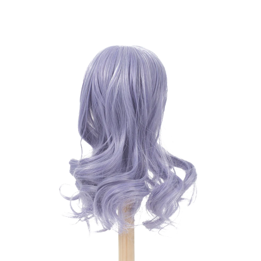 MUZIWIG парики из искусственных волос фиолетового цвета с челкой для 1/3 1/4 1/6 BJD парик для кукол