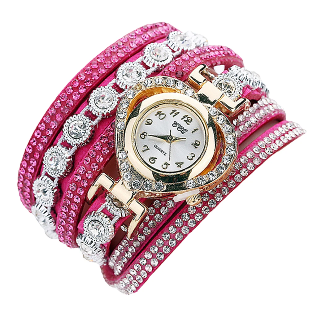 Women Luxury Rhinestone Bracelet Wristwatch Ladies Multilayer Analog Watch Women Luxury Rhinestone Bracelet Wristwatch Ladies Multilayer Analog Watch