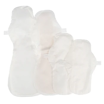 

24/27/38/42cm 1pc Reusable Cotton Pads Menstrual Sanitary Panty Liners Hygiene Pads
