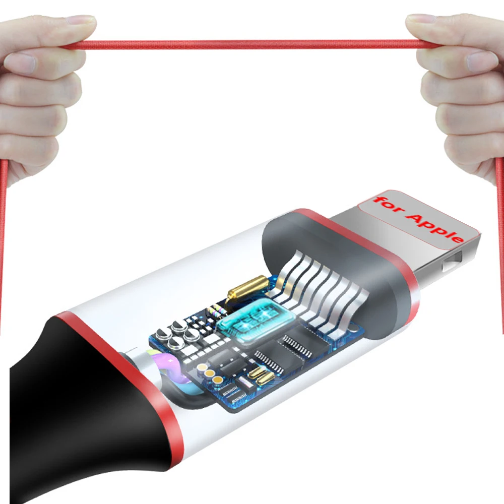 Xnyocn USB кабель для передачи данных для iPhone XS MAX XR X 8 7 6 5 6s для передачи данных и быстрой зарядки в плоской спиралевидной форме кабели для iPhone 5S 5C SE USB для iPhone Зарядное устройство Шнур