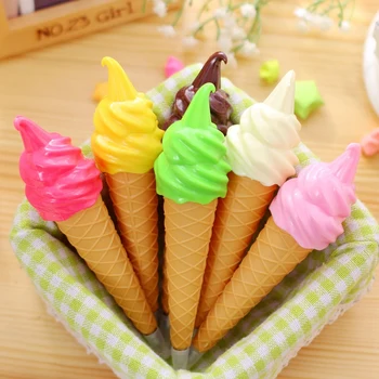 

Sweet Ice Cream Design Gel Pen Black Fashion Style Pen