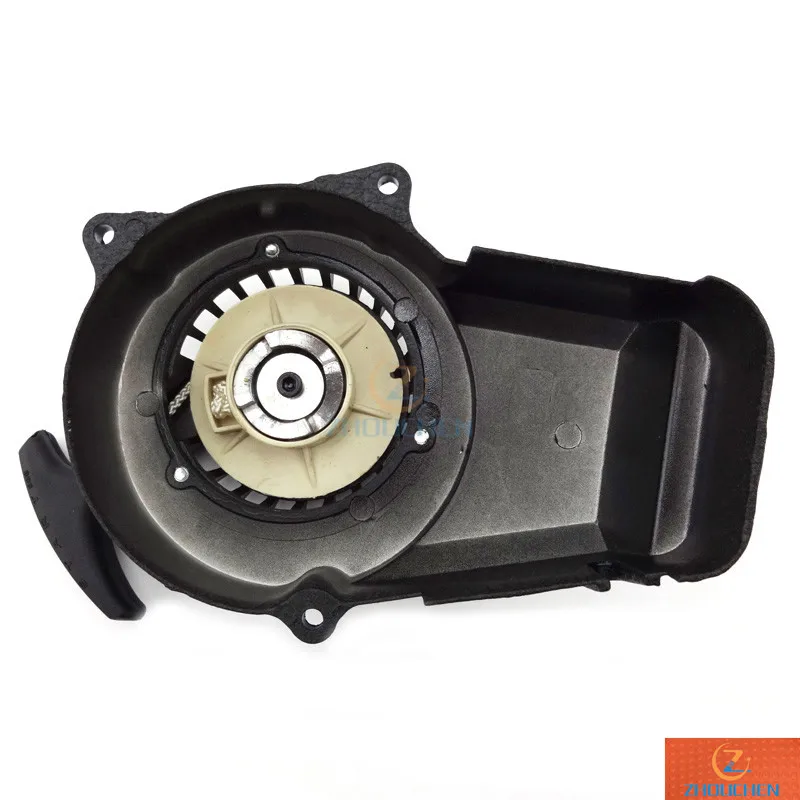 Pocket Bike Aluminum Alloy Pull Start Starter For 2 Stroke 47cc 49cc Minimoto Scooter Kid ATV Quad Dirt Bike Mini Moto