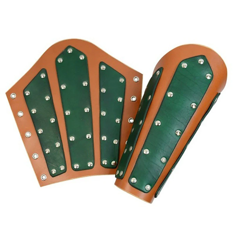 Средневековый Gauntlet мужской старинный браслет Bracer Панк Крест бандаж на руку