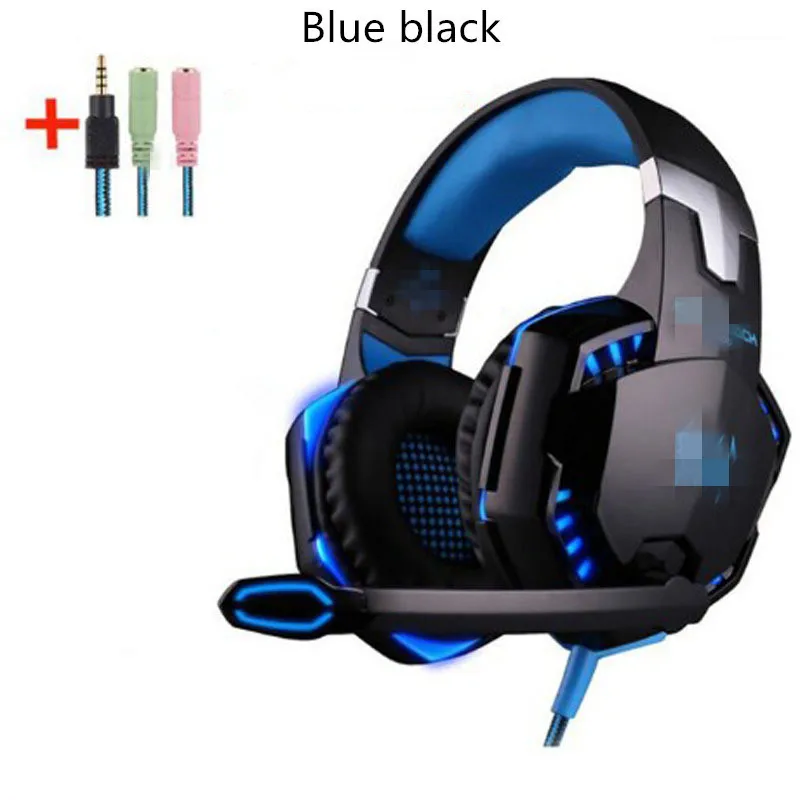 Профессиональная игровая гарнитура G2000 со встроенным микрофоном проводная с