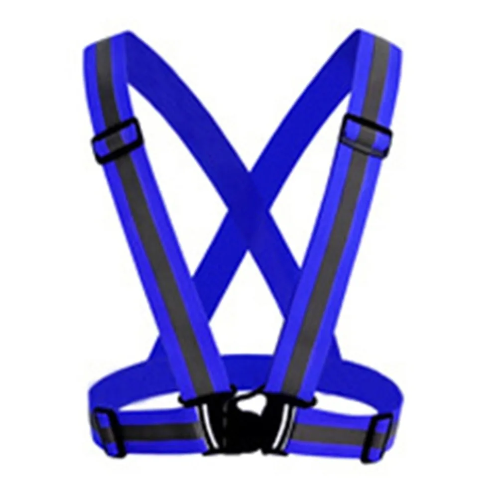 Reflective Straps Night Running Reflective Clothing Reflective Vest Adjustable Safety Vest Reflective Elastic Band