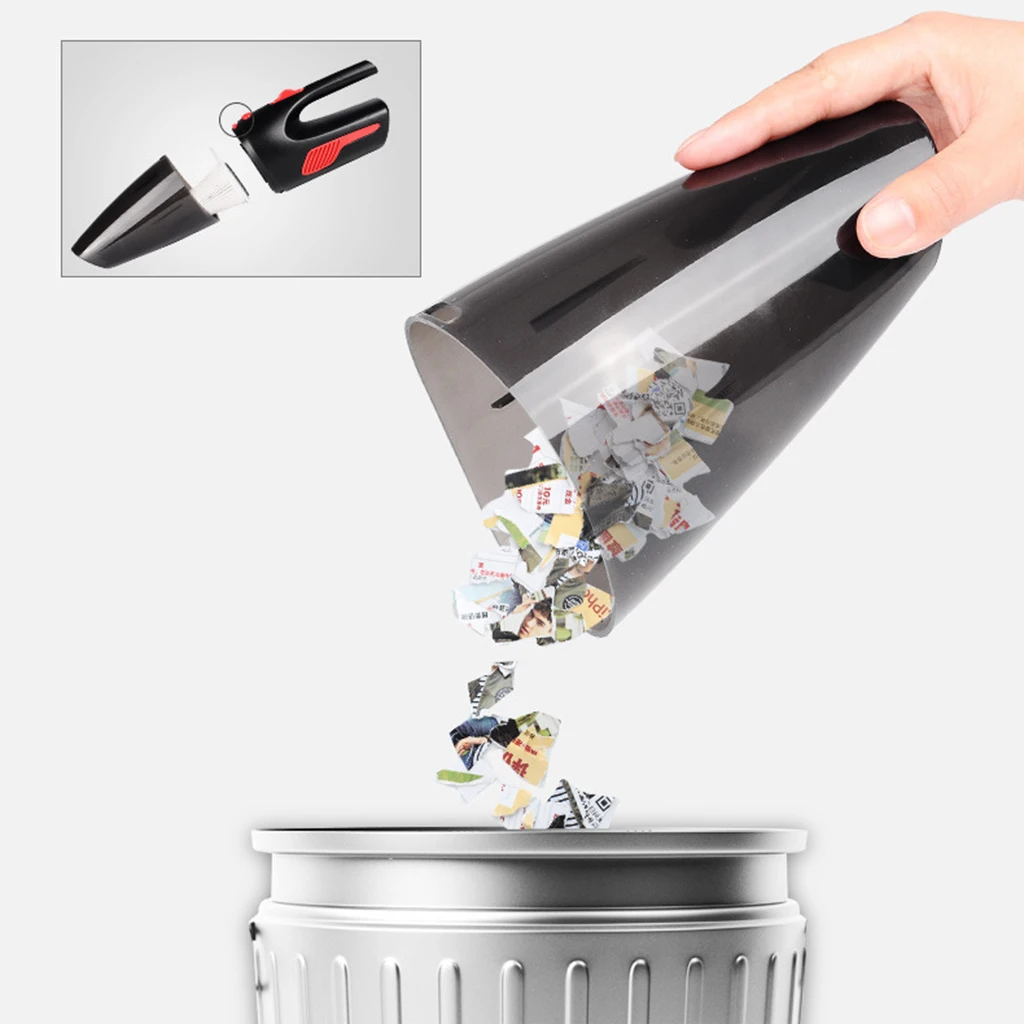 120W 4000Kpa Car Vacuum Cleaner High Suction Wet & Dry For Car  Home Pet Hair Office Handheld Cordless Mini Car Vacuum Cleaner