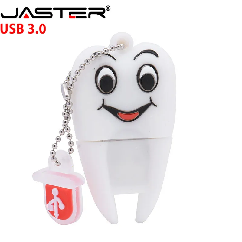 Usb флеш накопитель JASTER 3 0 с зубами 8 ГБ 16 32 64 ГБ|USB флэш-накопители| |