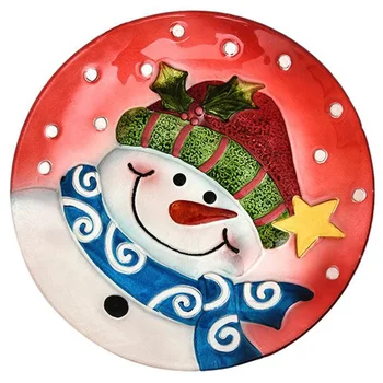 

1Pc Kitchen Salad Plate Fruits Plate for Food Candy Christmas