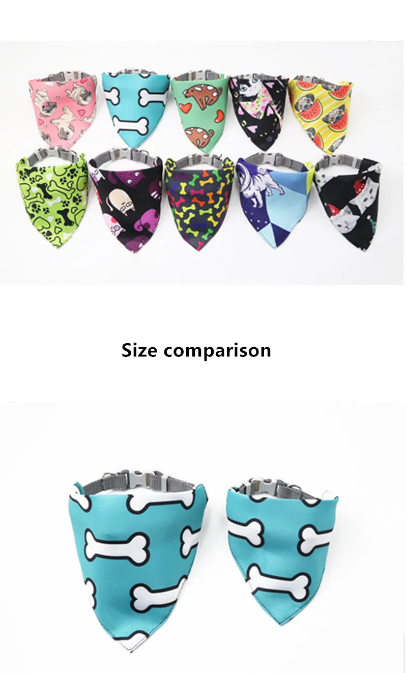 Title 8, New Dog Cat Bandana Scarf Collar Adjustable Pet...