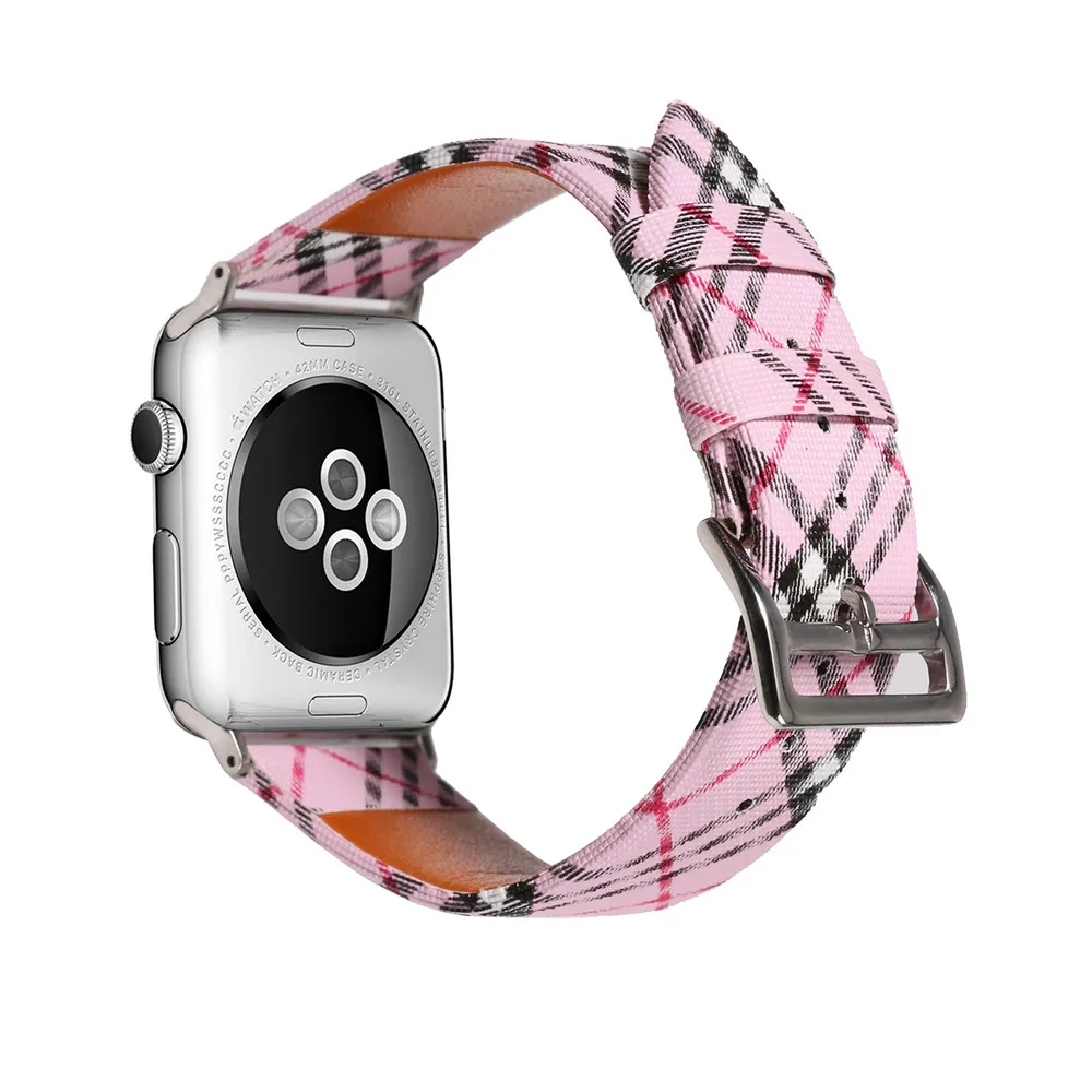 Кожаный ремешок для часов Apple Watch 4 5 40 мм 44 мм ремешок для часов Blet для Iwatch 3 2 1 38 мм 40 мм браслет Correa Замена