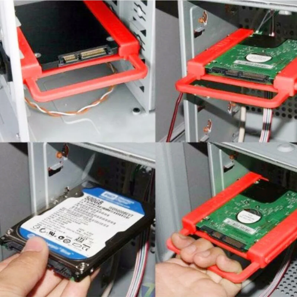 2," до 3,5" SSD жесткий диск для ноутбука кронштейн пластиковый адаптер крепление высокого качества материал, прочный и практичный