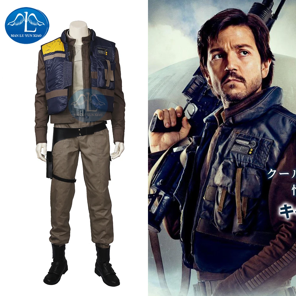 MANLUYUNXIAO Rogue One: A Star Wars Story Кассиан Андор Косплэй костюм костюмы на Хэллоуин Для мужчин Кассиан Андор костюм Индивидуальный заказ