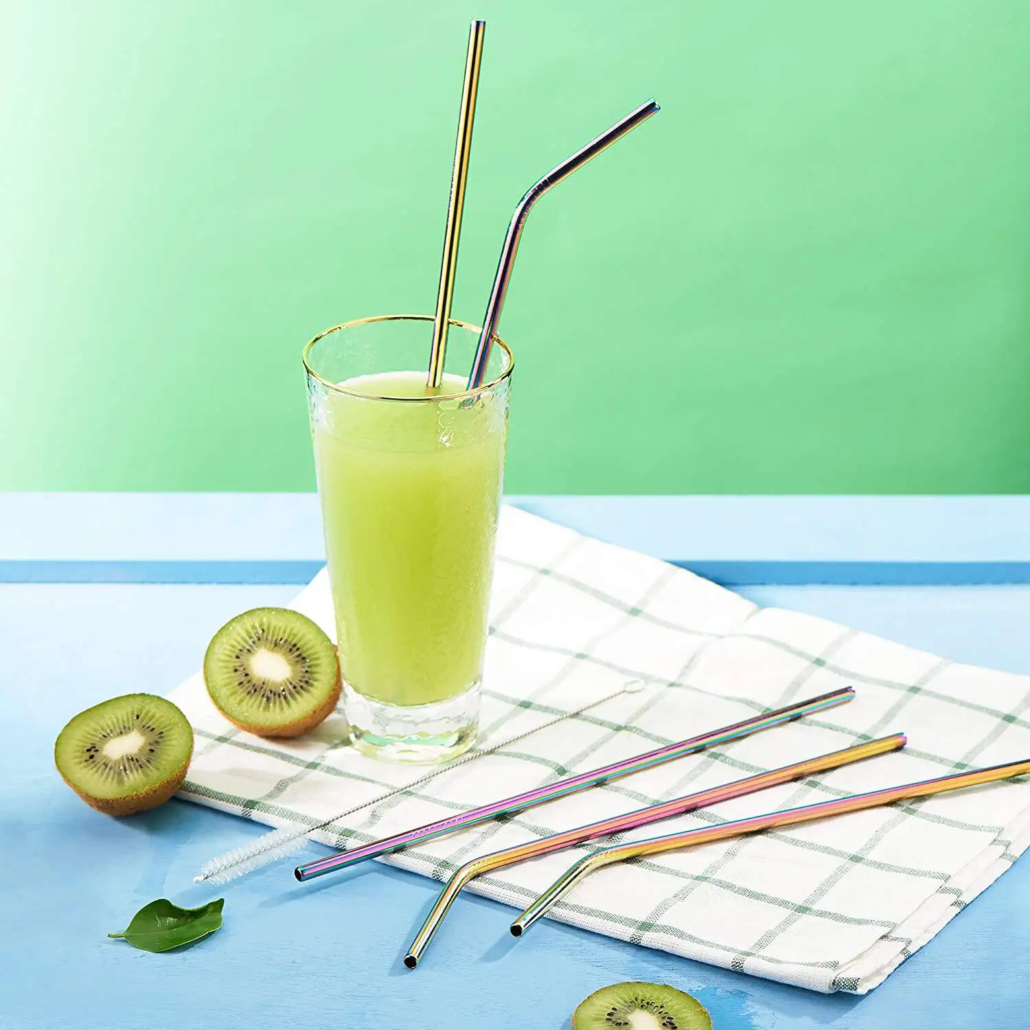 Stainless Steel Drink Straw Set