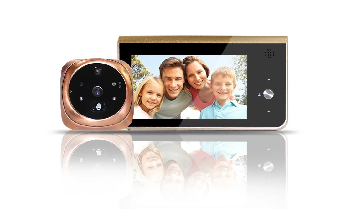 

Wifi electronic cat's eye wireless cat's eye doorbell two-in-one intelligent wireless doorbell cat's eye