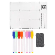 

1 Set Schedule Board Message Board Magnetic Plan Sticker Weekly Plan Sticker