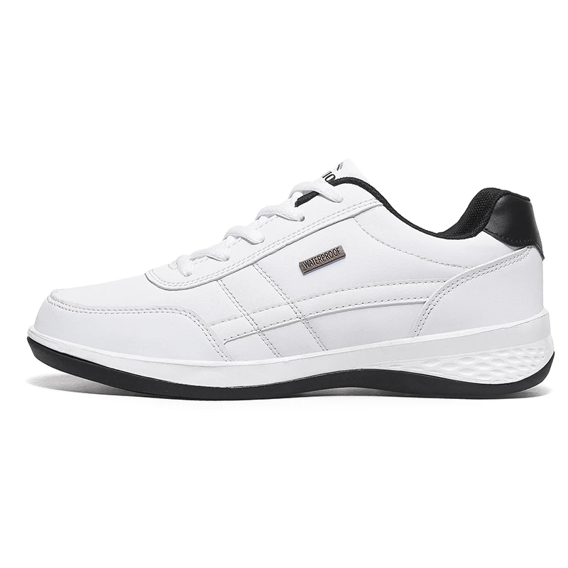 Белый Tenis Masculino мужские теннисные туфли дышащая Спортивная обувь на шнуровке противоскользящие кроссовки фитнес, спорт кроссовки легкая обувь для бега трусцой - Цвет: Белый