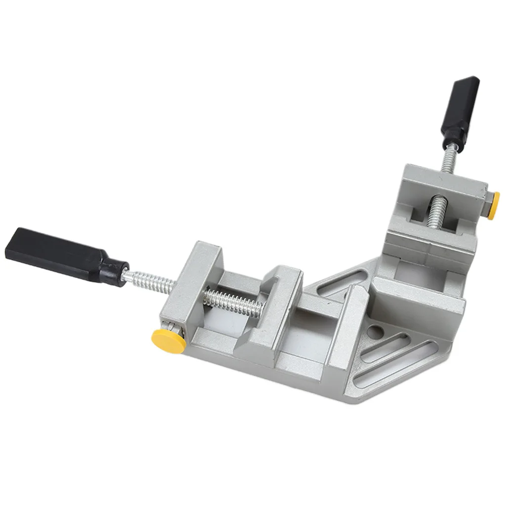 

90 Degree Corner Clamp Right Angle Clamp Aluminum Alloy Made Adjustable Swing Jaw Corner Clamp Woodworking Vice Wood Metal