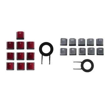 

10Pcs/Pack Keycaps for Corsair K70 K65 K95 G710 RGB STRAFE Mechanical Keyboard D08B