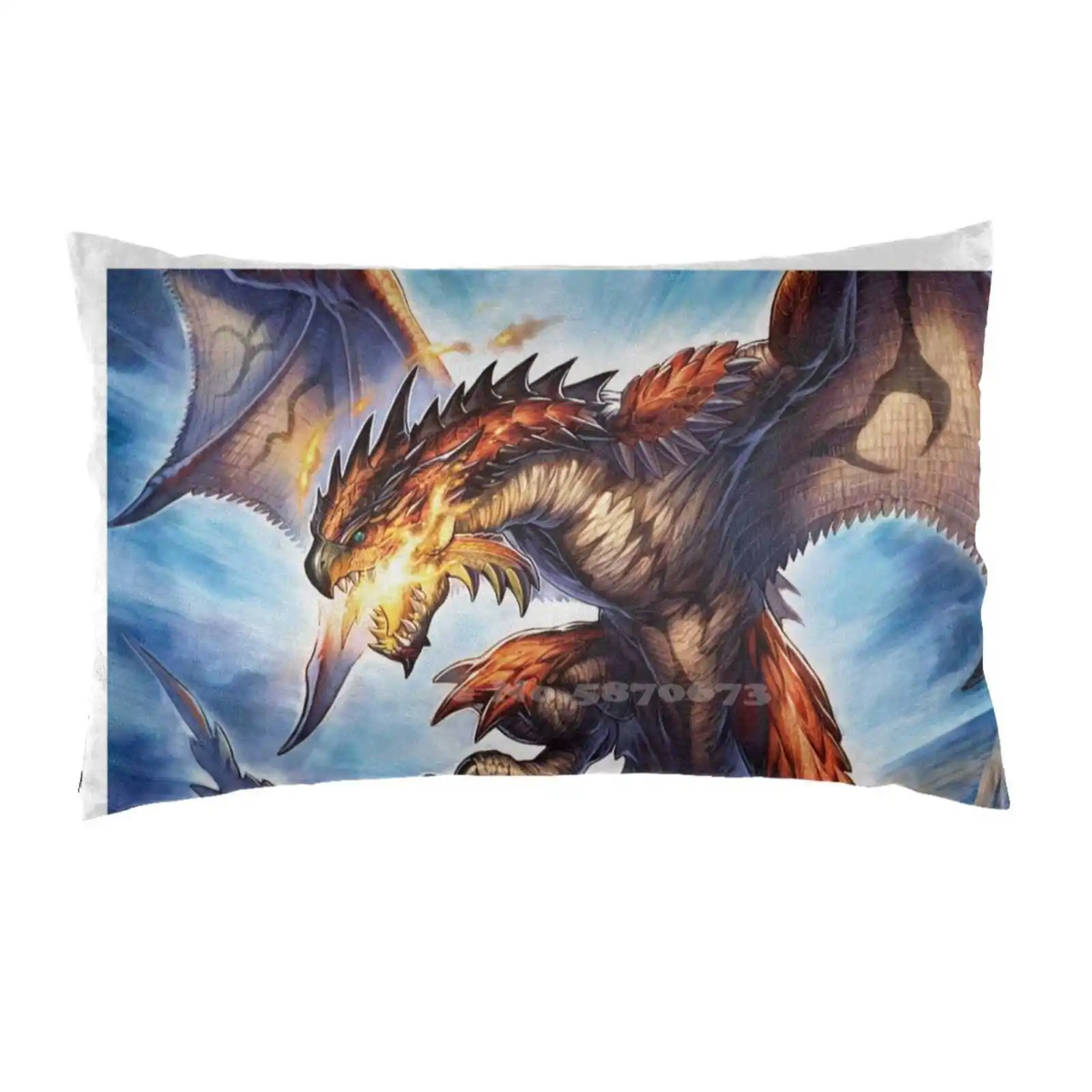 Rathalos Room Decor Rettangolo Federa Ratto Monster Hunter World Freedom Tri 4G Ultimate Generations G Rank Rathian Gold