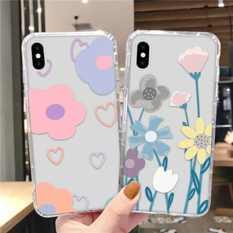 Case For ASUS ZenFone 4 max ZC520KL ZC554KL Cases Silicone Flower Funda ZenFone 5 5Z ZS620KL ZE620KL selfine Pro Covers