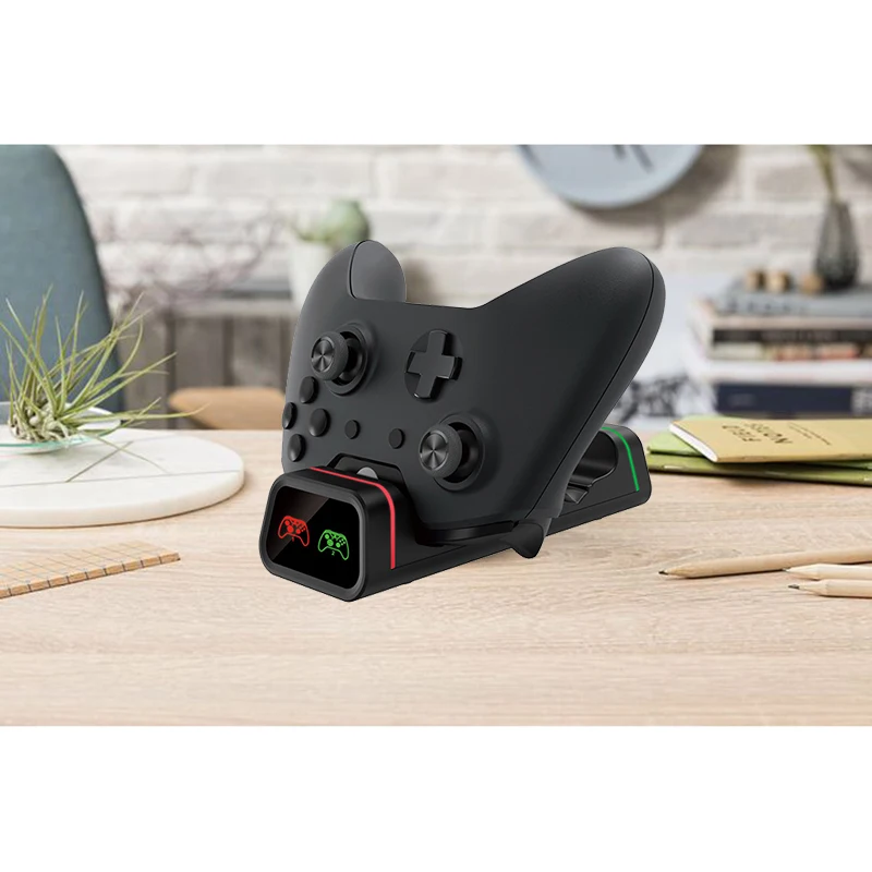 HOT!Controller Charger Dock Dual Charging Station for Xbox One/Slim/Elite Controller with 2X800MAh Rechargeable Battery Packs. | Бытовая