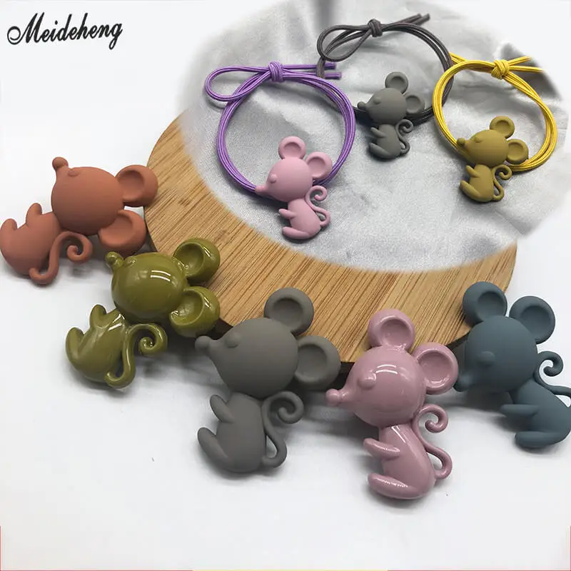 Корейский мультяшный брелок мышь волосы DIY бусины орнамент ювелирные изделия