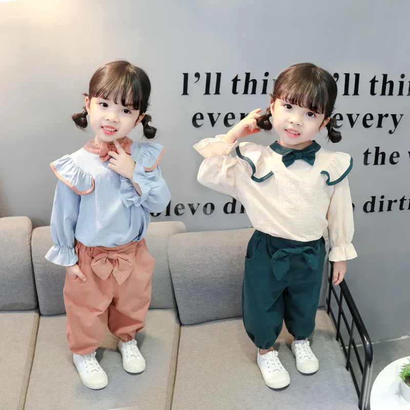 

2020 Girls Spring Clothing Korean-style Childrenswear Spring Hot Selling Childrenswear Childrenswear Korean-style Children's Sui