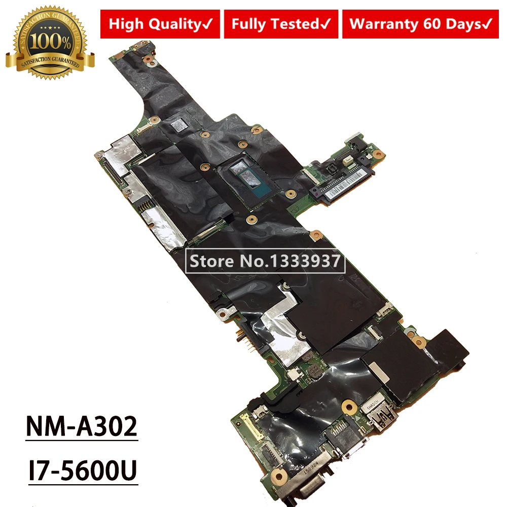 Finest  00HT770 mainboard For Lenovo ThinkPad T450S Laptop motherboard SR23V I7-5600U AIMTI NM-A302