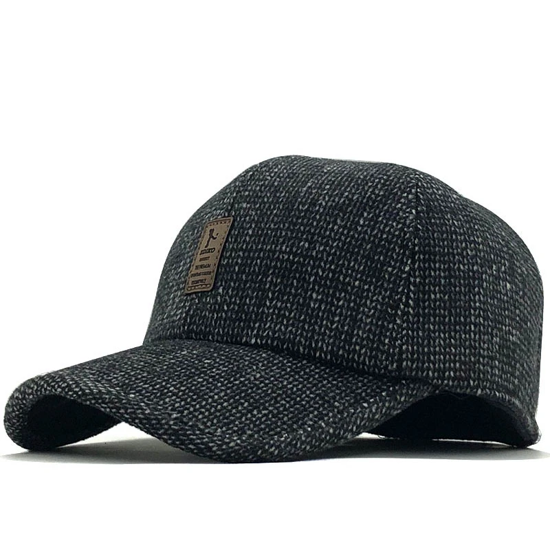 

Winter Men Baseball Cap Cotton cap Ear cap Snowcap Snapback Hat For Men Baseball Cap Bone Trucker Gorras