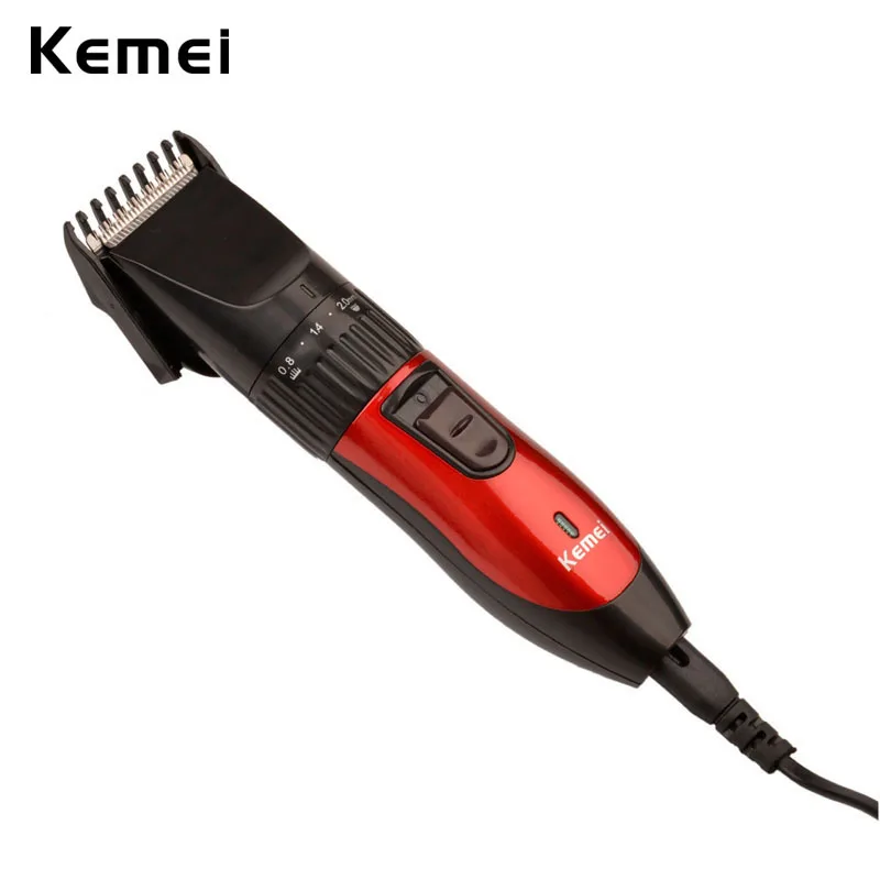 Kemei профессиональная машинка для стрижки волос перезаряжаемая машинка для стрижки волос электрическая бритва для мужчин триммер для бороды Парикмахерская Стрижка 220-240 В
