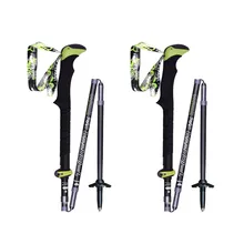 Углеродное волокно Сверхлегкий складной тропа бегущая тропа трость для кемпинга палки для ходьбы, трекинга полюс* 1