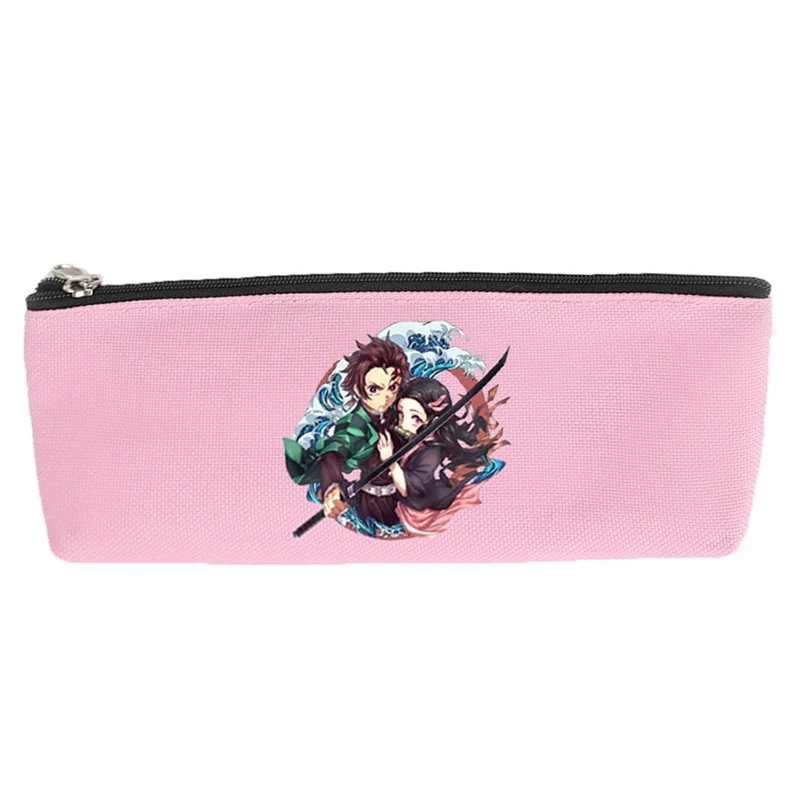 Demon Slayer: Kimetsu No Yaiba Kamado Tanjirou Kamado Nezuko косплей Холст Ручка Карандаш Чехол Коробка Сумка для хранения подарок