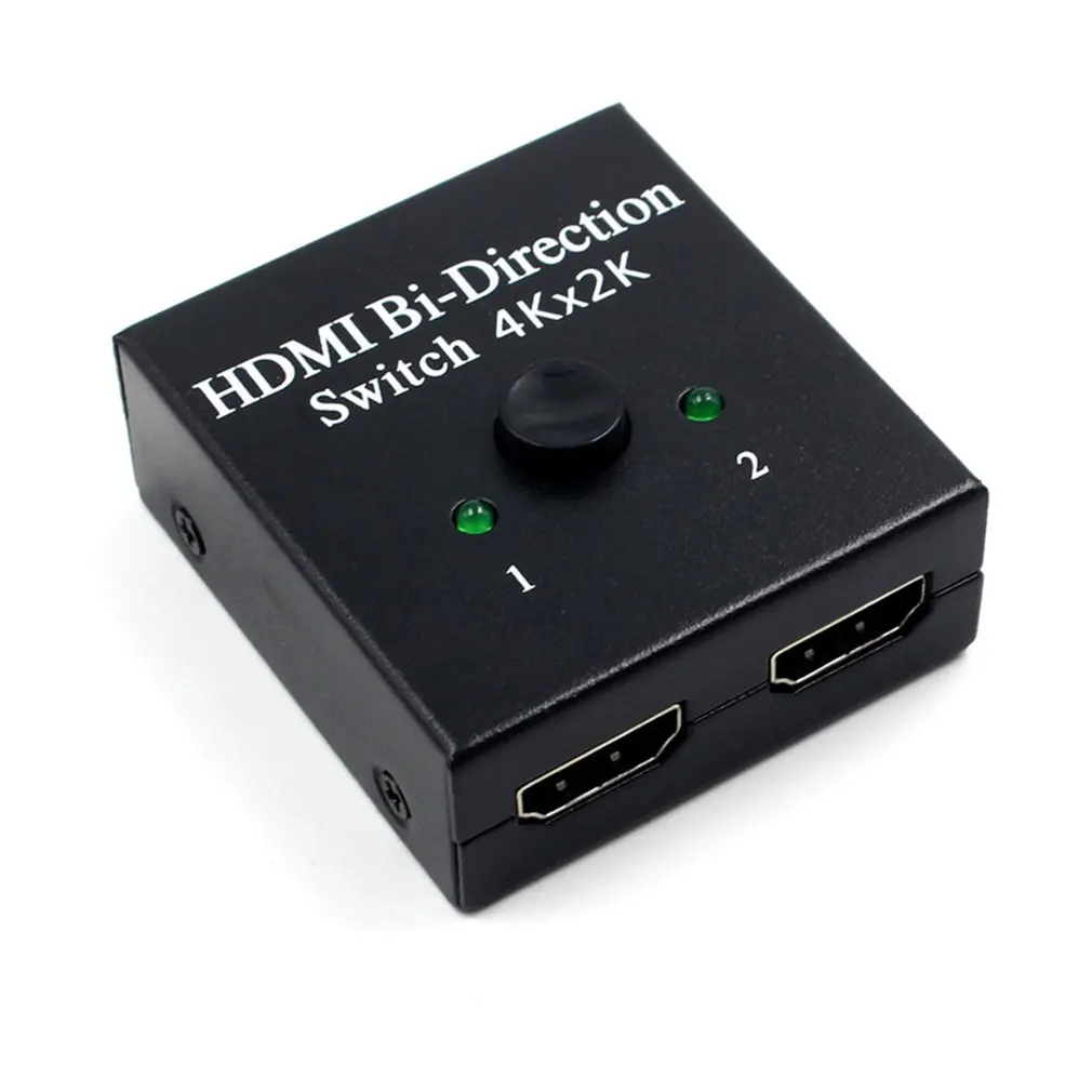 

4K UHD HDMI Splitter HDMI Switch Switcher Out Amplifier 1080P 4kx2k HDMI Switcher 1X2 2X1 Split 1 in 2 2 Ports Bi-directional .