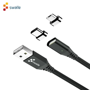

Swalle Magnetic Cable Micro usb Type C Fast Charging Microusb Type-C Magnet Charger Wire usb c cable For iphone X Xr Xs