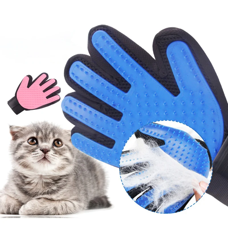 

Dog/cat grooming glove for cats wool glove Pet Hair Deshedding Brush Comb Glove For Pet Dog Cleaning Massage Glove