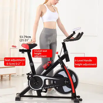Spinning Cycle Bike Belt-Drive Stationary Bike With Seat Exercise For Home Gym Workout Sports Indoor Fitness Equipment 3