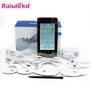 

2 in1 Double Value Smart TENS Unit Electronic Pulse Massager 12 Mode Electrotherapy Device pulse EMS Muscle Stimulator Massager
