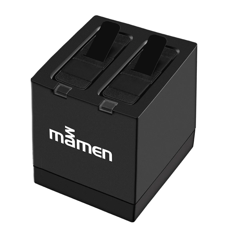Батарея для спортивной камеры Mamen Gopro AHDBT 501 1650 мАч+ двойное зарядное устройство type-C для GoPro Hero 5 6 7 черный аккумулятор для спортивной экшн-камеры