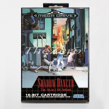 Shadow Dancer the Secret of Shinobi с коробкой для 16 бит MD видеоигры карты для sega Mega Drive/Genesis