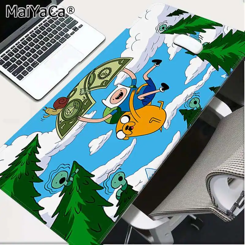 MaiYaCa,, игровой коврик для мыши Adventure Time, розничная, маленький резиновый коврик для мыши,, большой коврик для мыши, коврик для клавиатуры